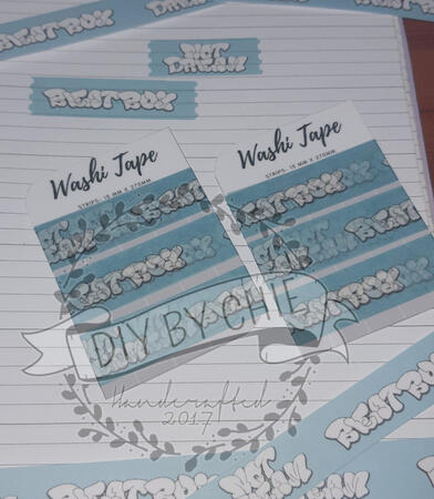 Beatbox washi tape