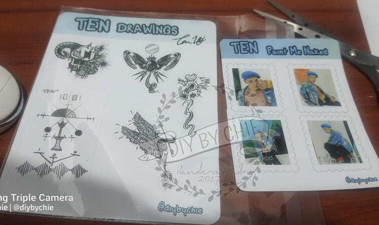 Kiss cut Stickers - Ten