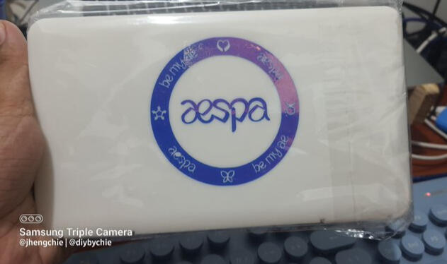 Face mask case w/ aespa Decal